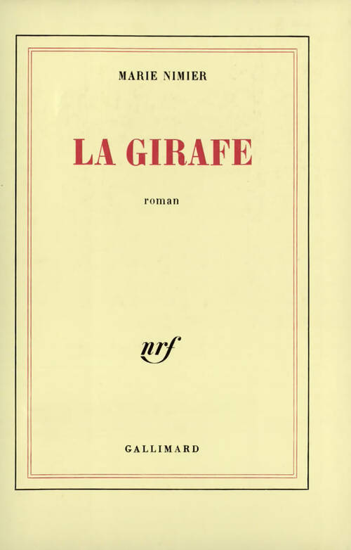 Livrenpoche : La girafe - Marie Nimier - Livre