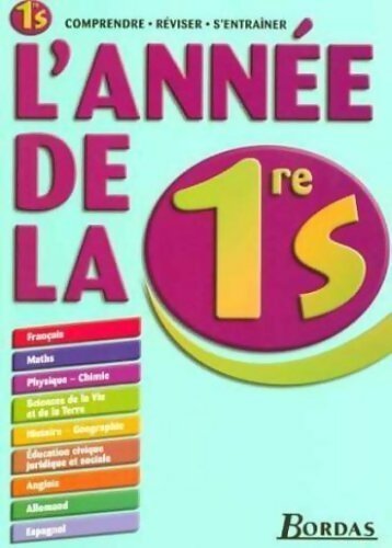 Livrenpoche : L'année de la 1ère S - Sophie Pailloux-Riggi - Livre