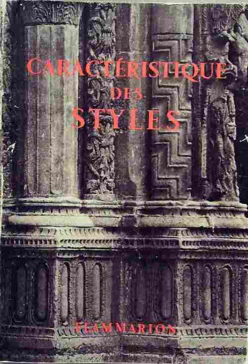 Livrenpoche : Caractéristique des styles - Robert Ducher - Livre