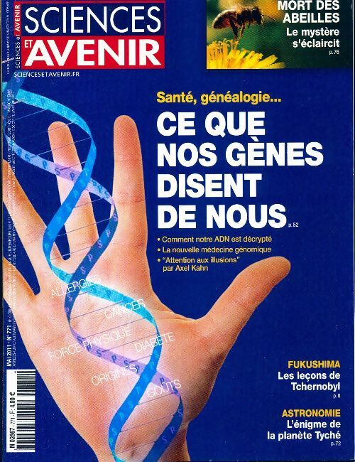 Livrenpoche : Sciences et avenir n°771 : Ce que nos gènes disent de nous - Collectif - Livre