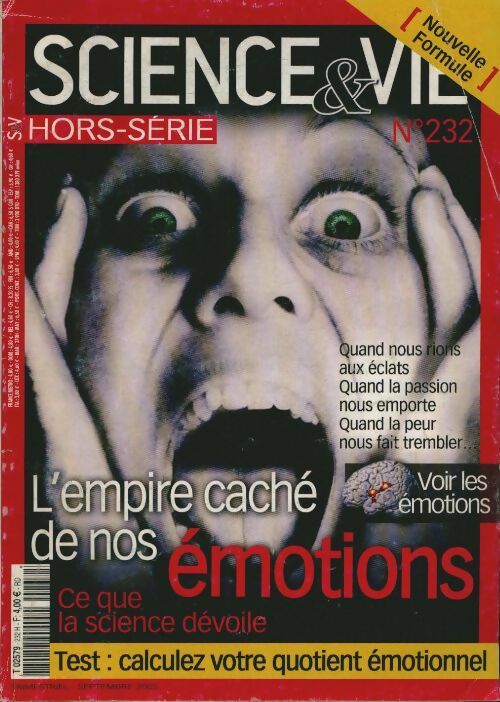 Livrenpoche : Science & vie Hors-série n°232 : L'empire caché de nos émotions - Collectif - Livre