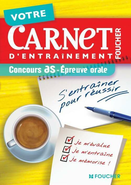 Livrenpoche : Votre carnet d'entraînement Concours AS. Epreuve orale - Bernard Abchiche - Livre