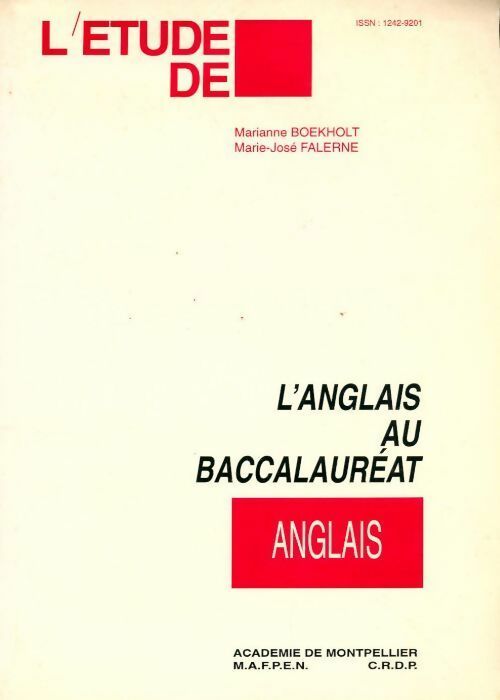 Livrenpoche : L'anglais au baccalauréat - Marianne Boekholt, Marie-José Falerne - Livre