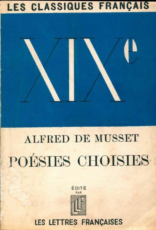 Livrenpoche : Poésies choisies - Alfred De Musset - Livre