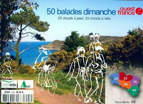 Livrenpoche : 50 balades dimanche - Collectif - Livre
