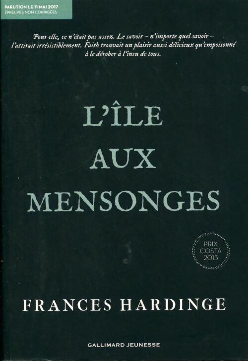 Livrenpoche : L?île aux mensonges - Frances Hardinge - Livre