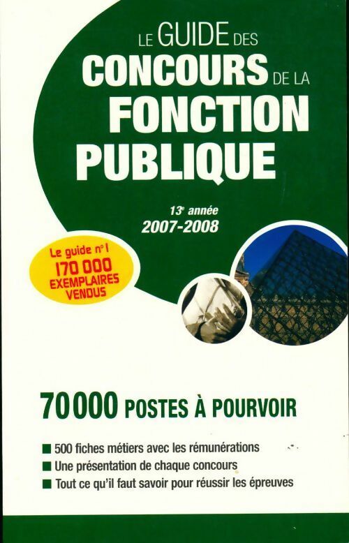 Livrenpoche : Le guide des concours de la fonction publique 2007-2008 - Marie-Lorène Giniès - Livre