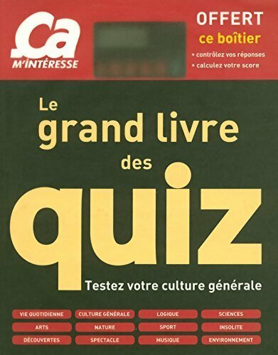 Livrenpoche : Le grand livre des quiz - Collectif - Livre