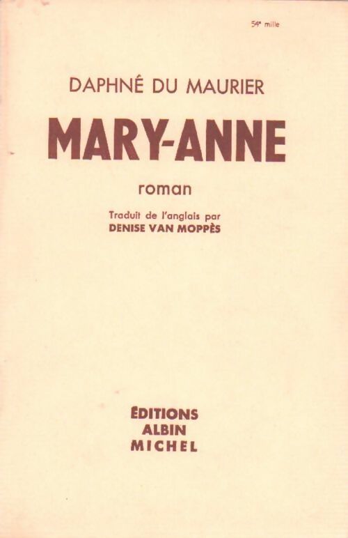 Livrenpoche : Mary Anne - Daphne Du Maurier - Livre