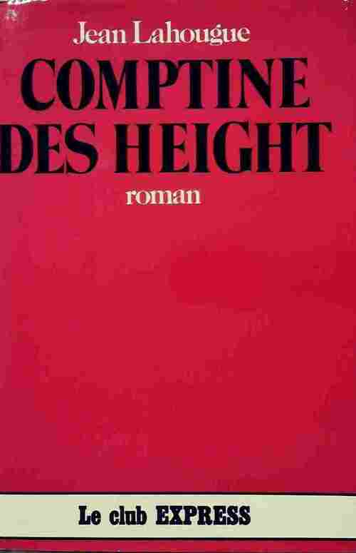 Livrenpoche : Comptine des Height - Jean Lahougue - Livre