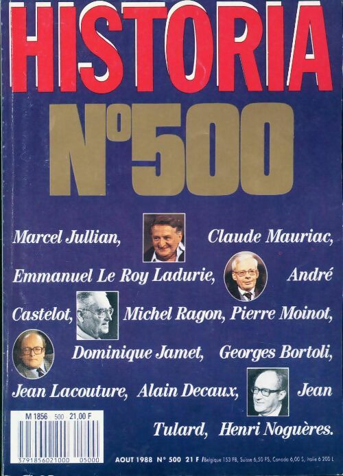 Livrenpoche : Historia n°500 - Collectif - Livre