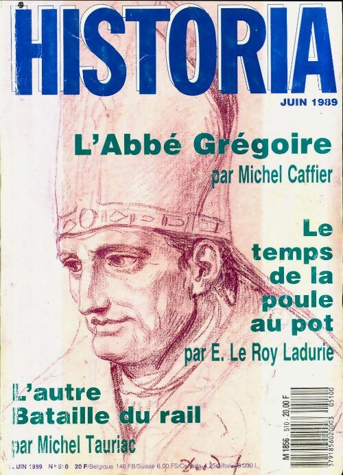 Livrenpoche : Historia n°510 : L'Abbé Grégoire - Collectif - Livre