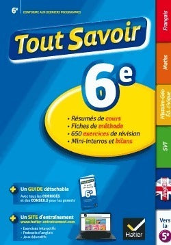 Livrenpoche : Tout savoir 6e - Marjorie Champetier - Livre