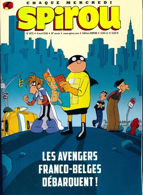 Livrenpoche : Spirou n°4173 : Les avengers franco-belges débarquent ! - Collectif - Livre