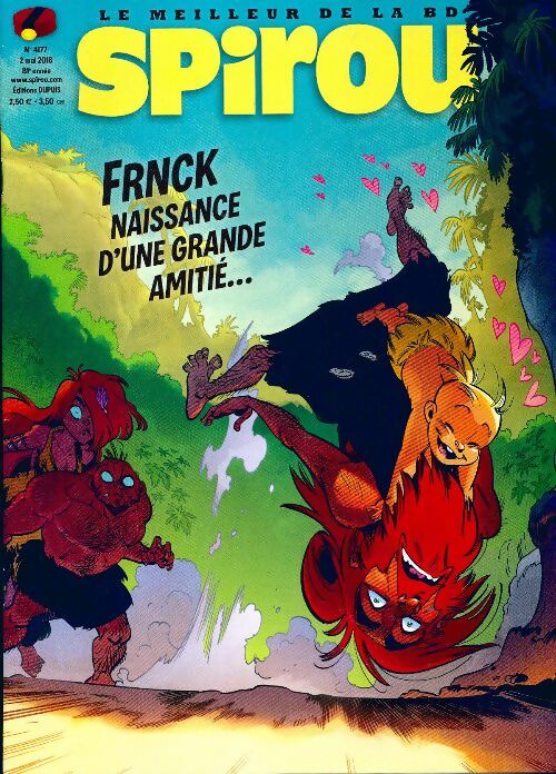 Livrenpoche : Spirou n°4177 : Franck naissance d'une grande amitié... - Collectif - Livre