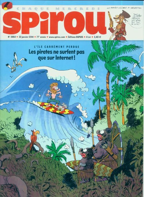 Livrenpoche : Spirou n°3954 : L'île carrément perdue - Collectif - Livre
