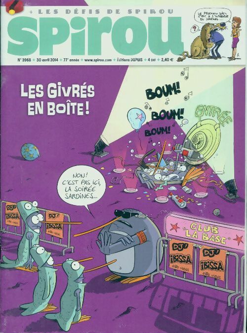 Livrenpoche : Spirou n°3968 : Les givrés en boîte - Collectif - Livre