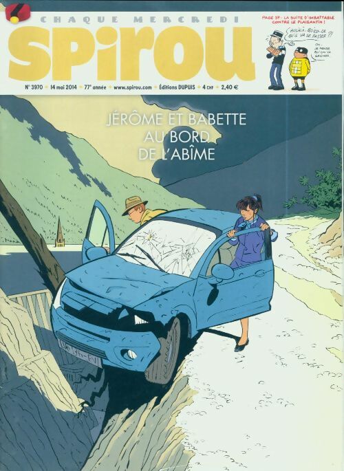 Livrenpoche : Spirou n°3970 : Jérôme et Babette au bord de l'abîme - Collectif - Livre