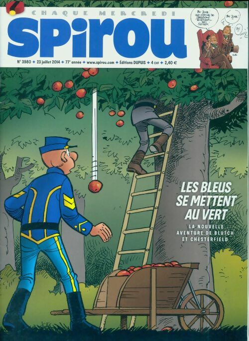 Livrenpoche : Spirou n°3980 : Les Bleus se mettent au vert - Collectif - Livre