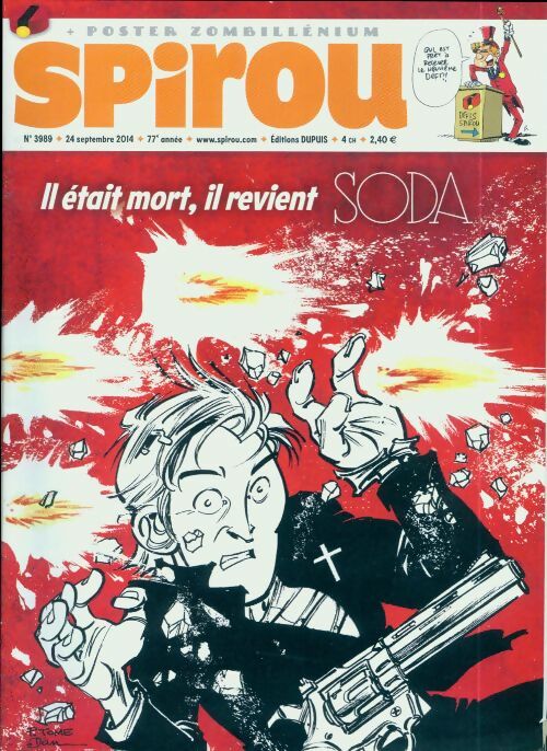 Livrenpoche : Spirou n°3989 : Il était mort, il revient SODA - Collectif - Livre