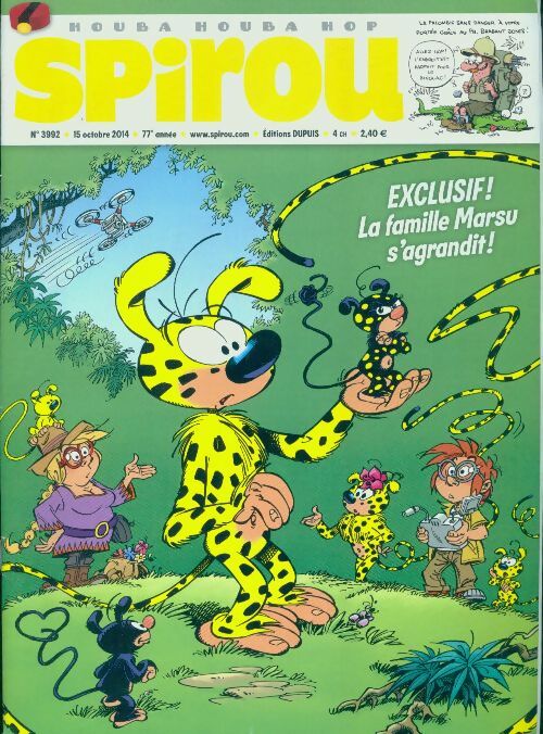 Livrenpoche : Spirou n°3992 : La famille Marsu s'agrandit - Collectif - Livre