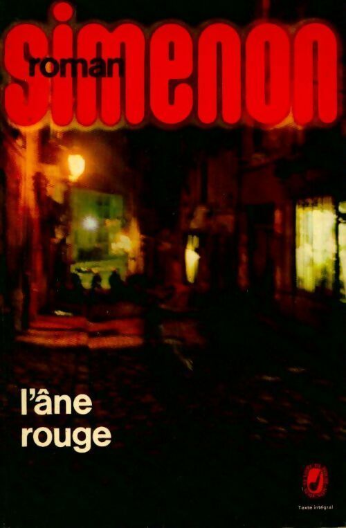 L'âne rouge - Georges Simenon - Livre