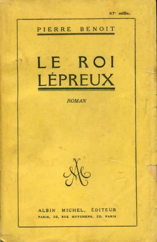 Livrenpoche : Le roi lépreux - Pierre Benoit - Livre