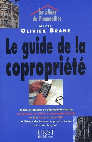 Livrenpoche : Le guide de la copropriété - Olivier Brane - Livre