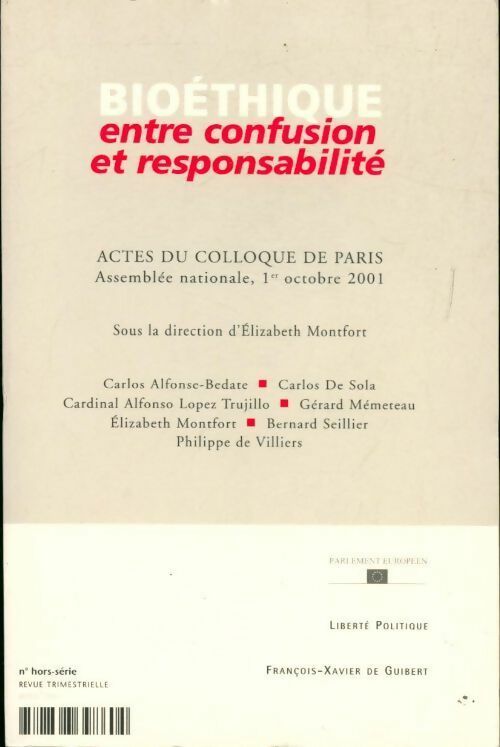 Livrenpoche : Bioéthique entre confusion et responsabilité - Collectif - Livre