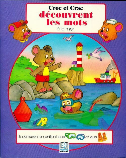 Livrenpoche : Croc et Crac découvrent les mots à la mer - Carlos Busquets - Livre