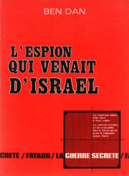 Livrenpoche : L'espion qui venait d'Israël - Ben Dan - Livre