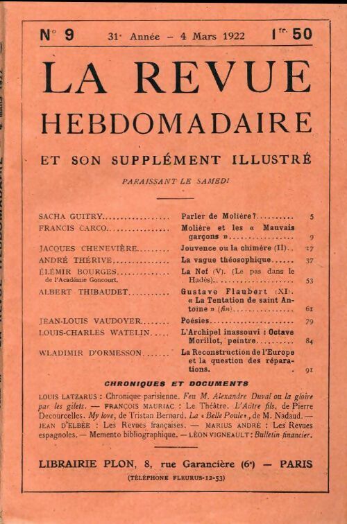 Livrenpoche : La revue hebdomadaire 31e année n°9 - Collectif - Livre