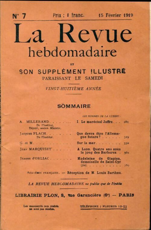 Livrenpoche : La revue hebdomadaire 28e année n°7 - Collectif - Livre
