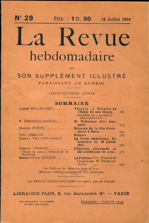 Livrenpoche : La revue hebdomadaire 28e année n°29 - Collectif - Livre