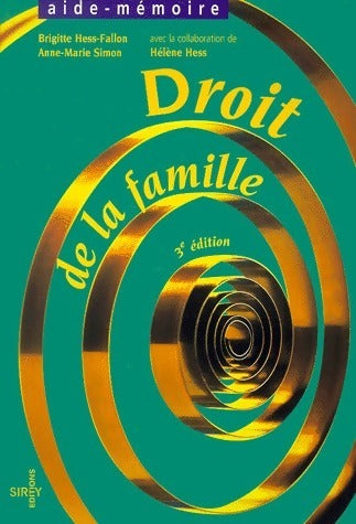 Livrenpoche : Droit de la famille - Brigitte Hess-Fallon - Livre