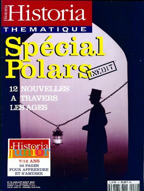 Livrenpoche : Historia thématique n°72 : Spécial polars - Collectif - Livre