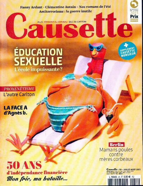Livrenpoche : Causette n°58 : Education sexuelle - Collectif - Livre