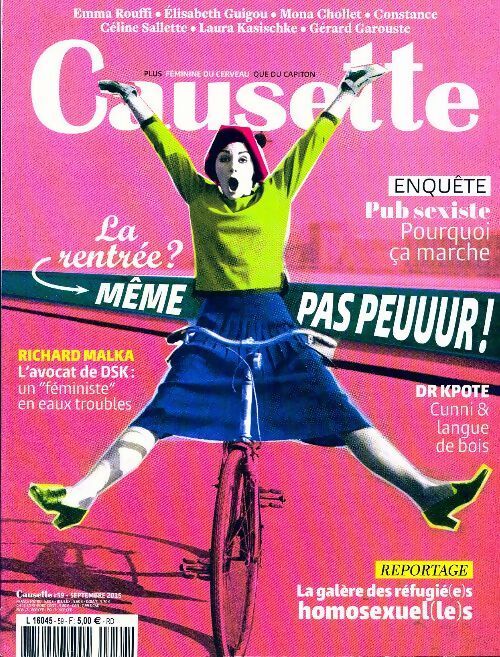 Livrenpoche : Causette n°59 : La rentrée, même pas peur - Collectif - Livre