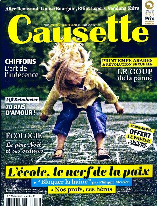 Livrenpoche : Causette n°63 : L'école, le nerf de la paix - Collectif - Livre