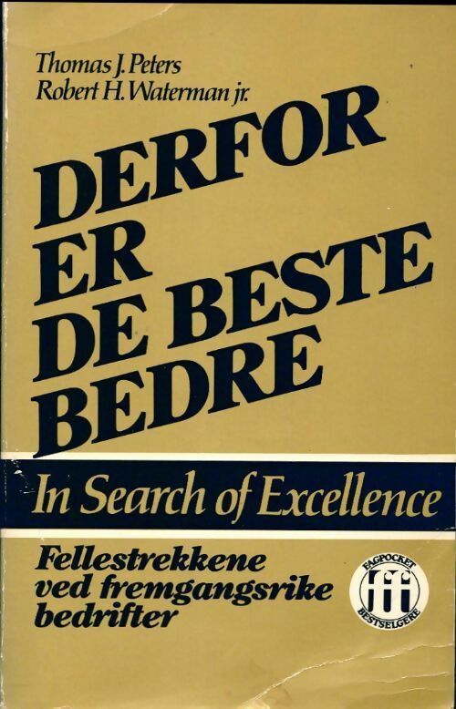 Livrenpoche : Derfor er de beste bedre - Thomas J. Peters, Robert H. Jr Waterman - Livre