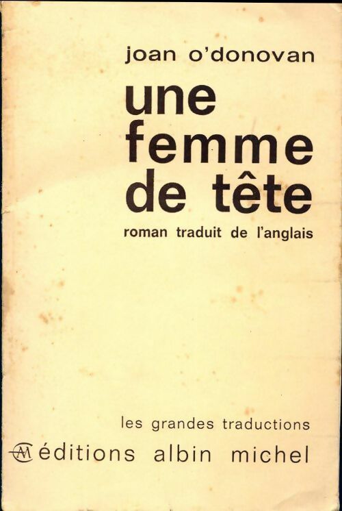 Livrenpoche : Une femme de tête - Joan O'Donovan - Livre