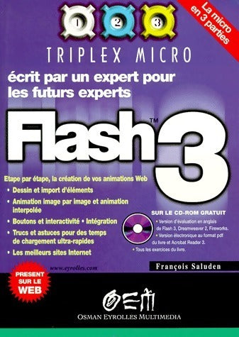 Livrenpoche : Flash 3. Avec CD-Rom - François Saluden - Livre