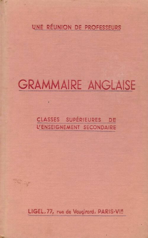 Livrenpoche : Grammaire anglaise - Collectif - Livre