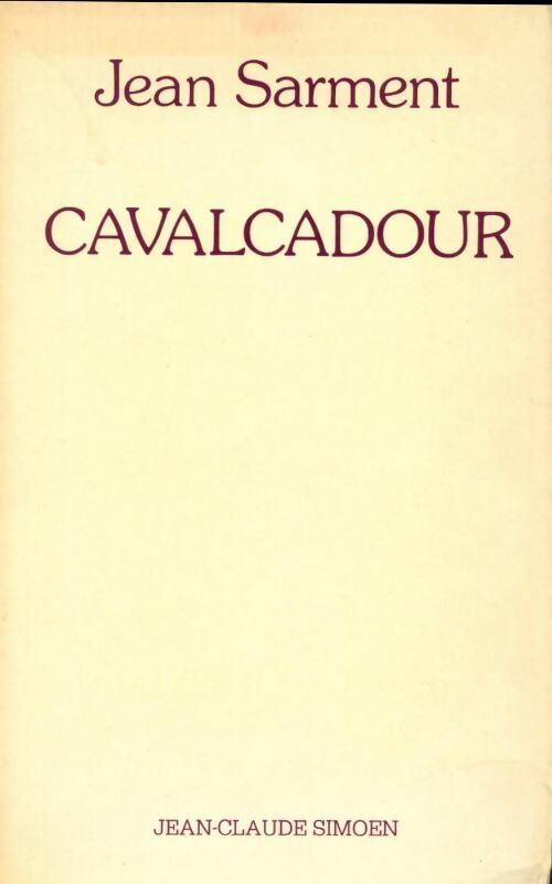 Livrenpoche : Cavalcadour - Jean Sarment - Livre