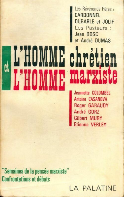 Livrenpoche : L'homme chrétien et l'homme marxiste - Varios - Livre