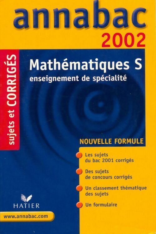 Livrenpoche : Mathématiques Terminale S. Enseignement spécialisé corrigés 2002 - Richard Bréhéret - Livre