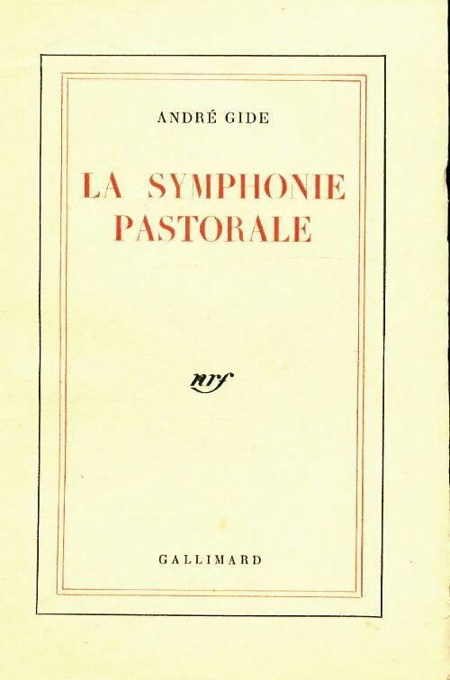 Livrenpoche : La symphonie pastorale - André Gide - Livre