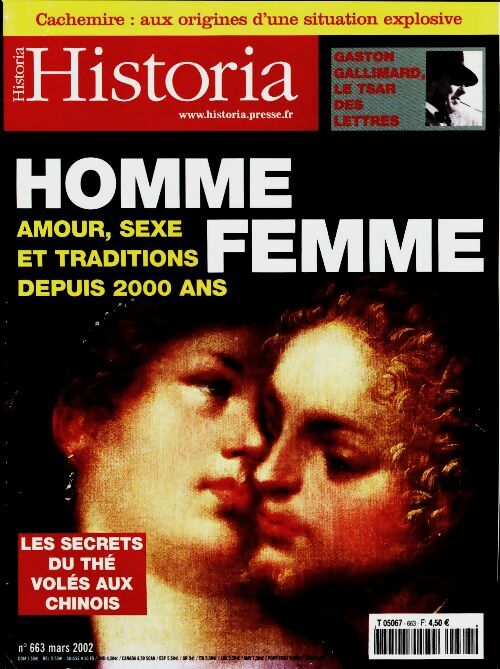 Livrenpoche : Historia n°663 : Homme, femme - Collectif - Livre