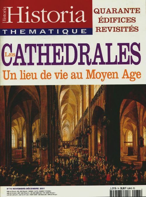 Livrenpoche : Historia thématique n°74 : Les cathédrales - Collectif - Livre