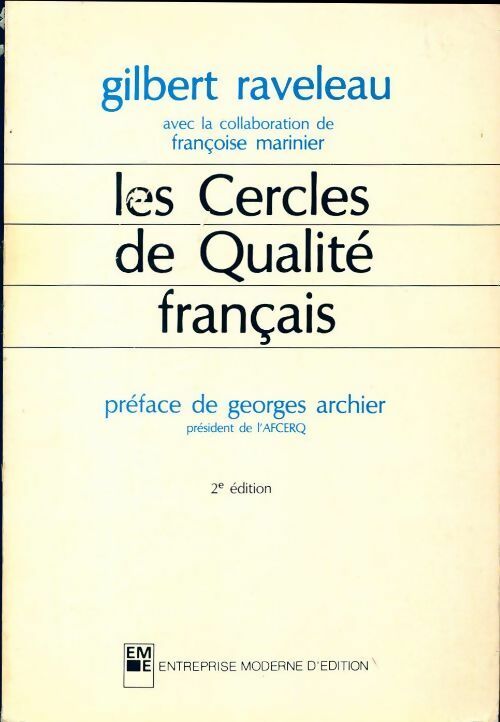 Livrenpoche : Les cercles de qualité français - Gilbert Raveleau - Livre